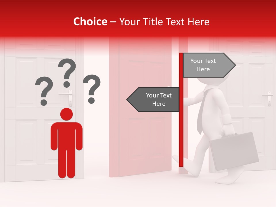 Business Render Metaphor PowerPoint Template