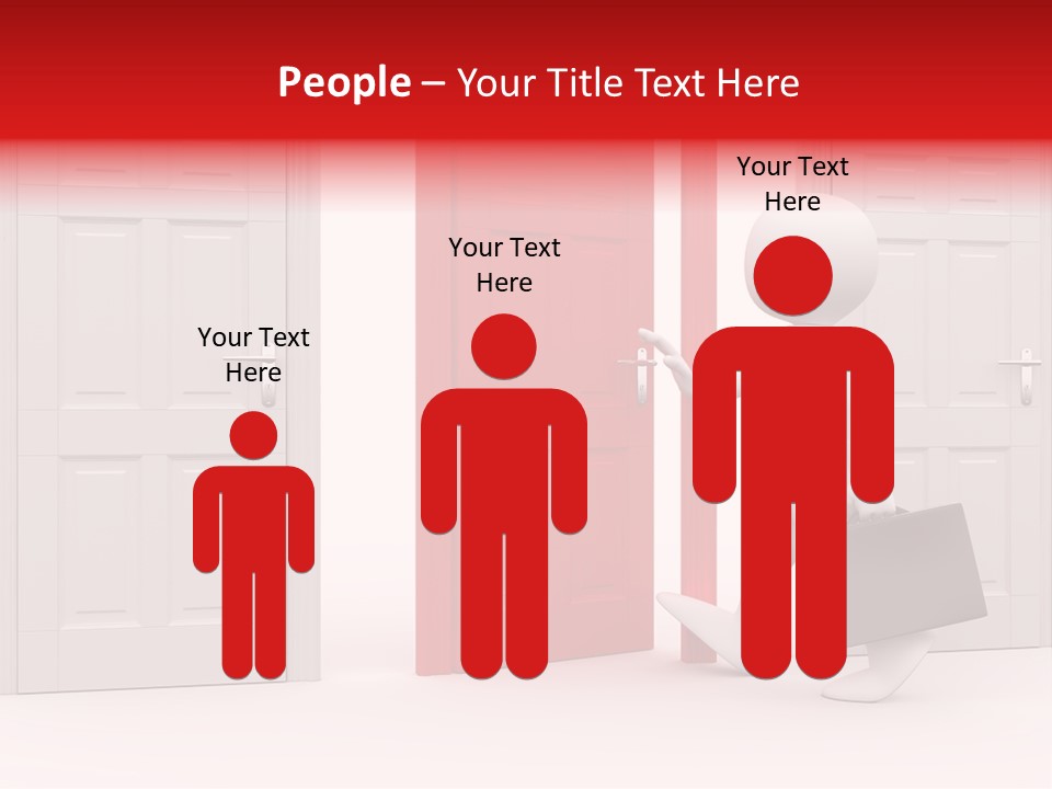 Business Render Metaphor PowerPoint Template