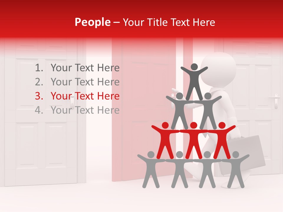 Business Render Metaphor PowerPoint Template