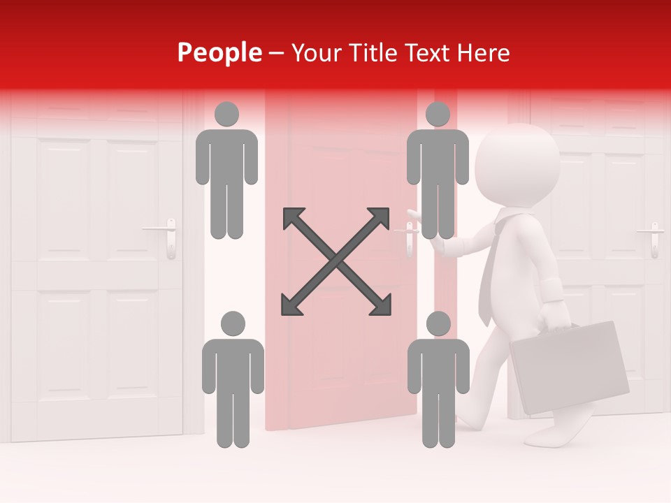 Business Render Metaphor PowerPoint Template