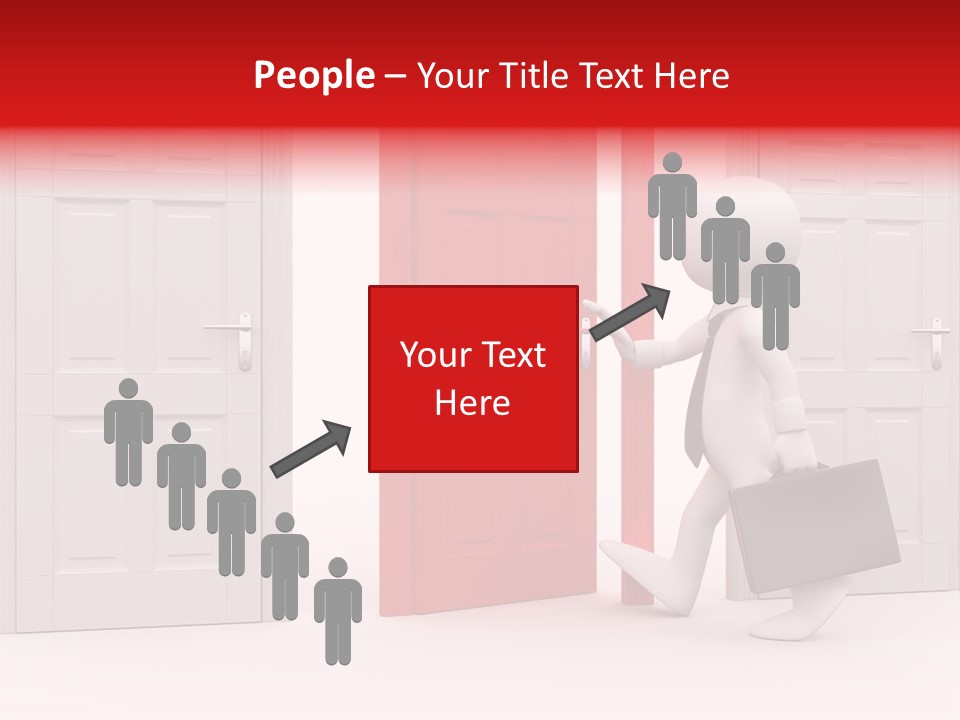 Business Render Metaphor PowerPoint Template