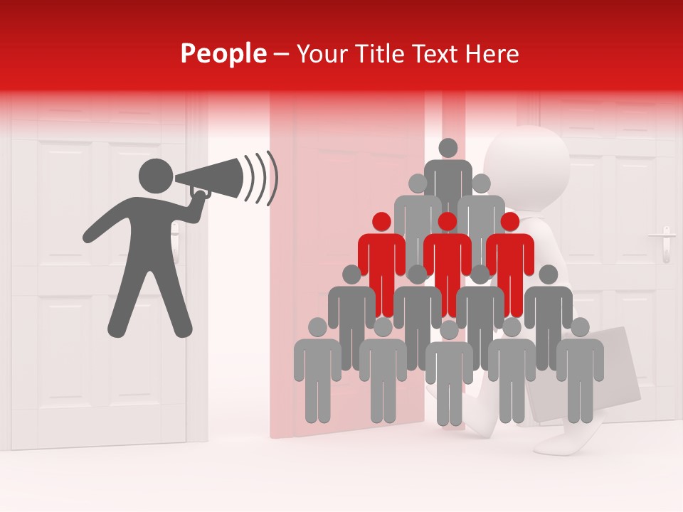 Business Render Metaphor PowerPoint Template