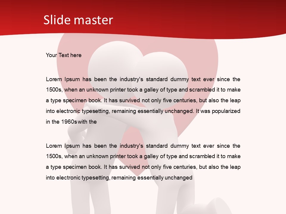 Love Girl Relationship PowerPoint Template