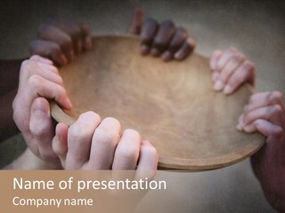 Feed Want Famine PowerPoint Template