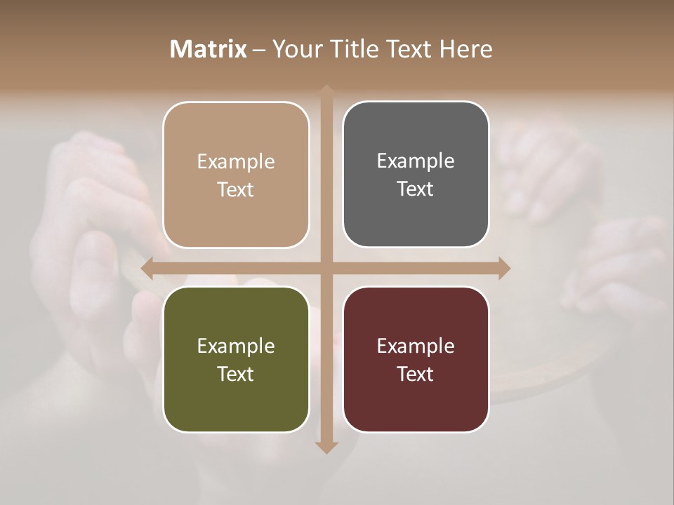 Feed Want Famine PowerPoint Template