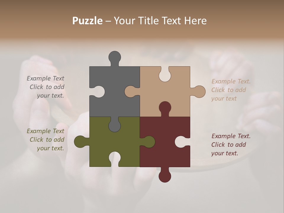 Feed Want Famine PowerPoint Template