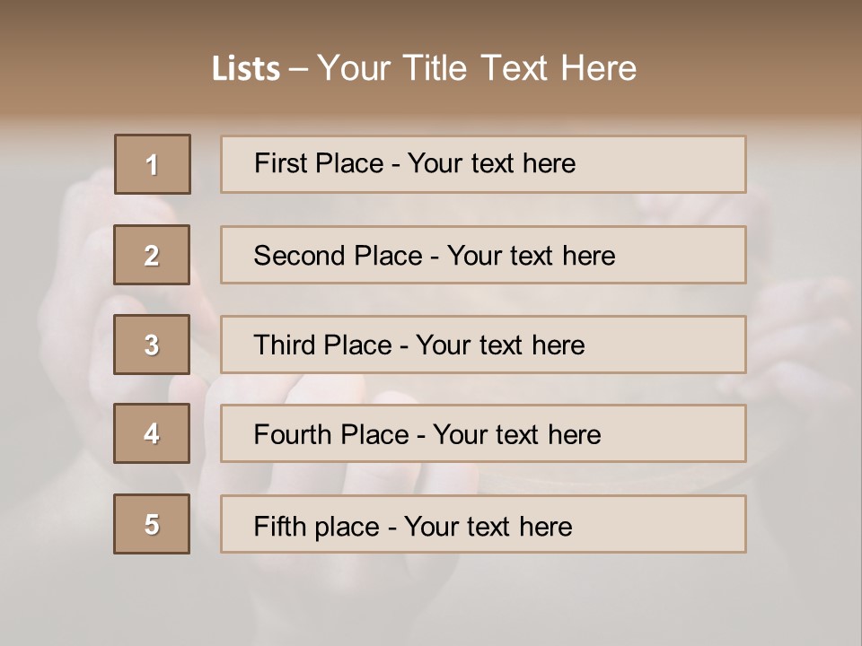 Feed Want Famine PowerPoint Template