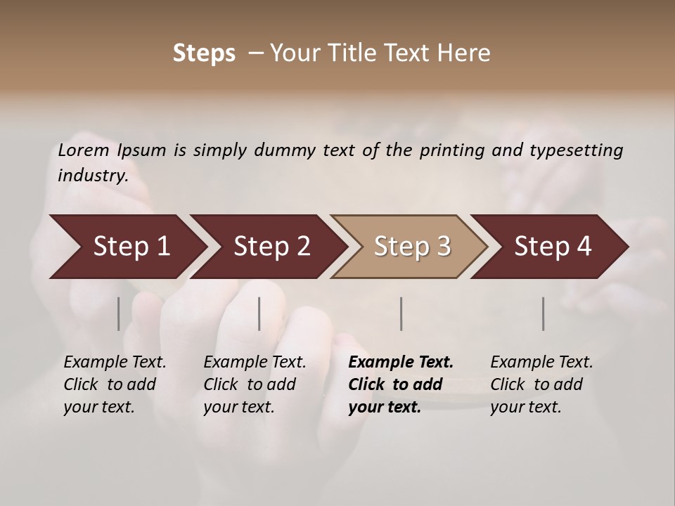 Feed Want Famine PowerPoint Template