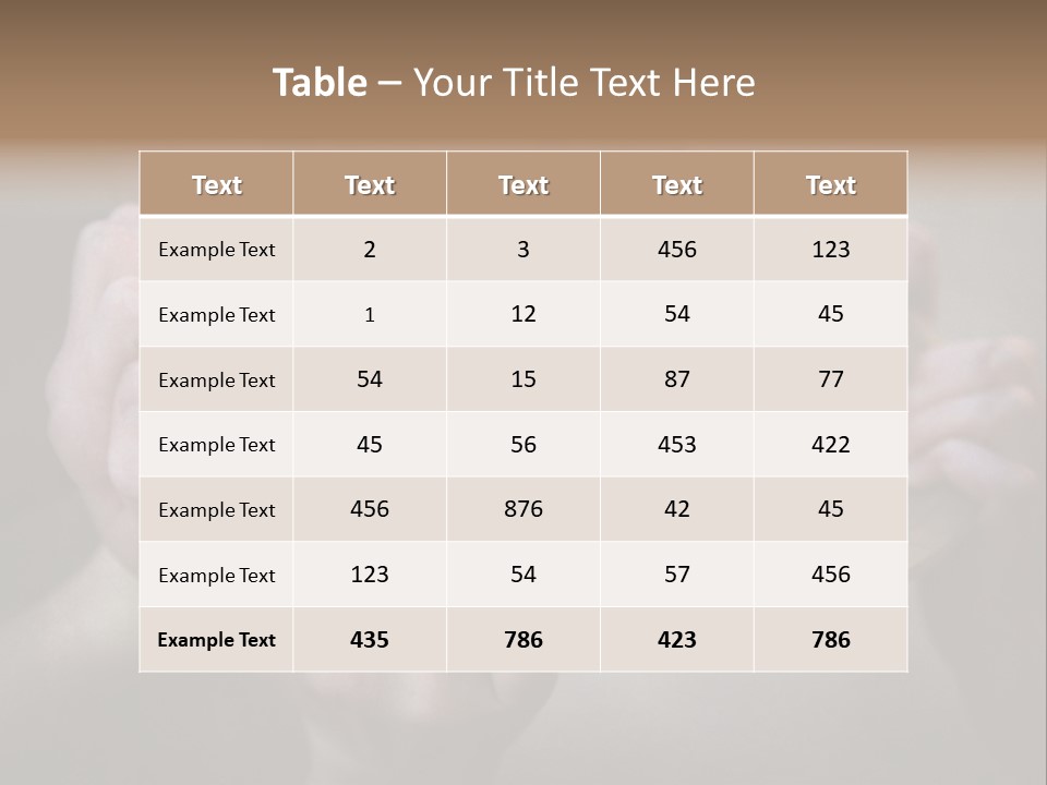 Feed Want Famine PowerPoint Template