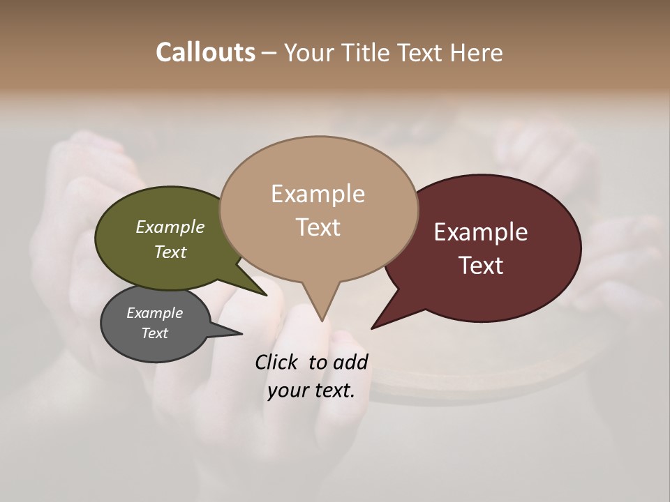 Feed Want Famine PowerPoint Template