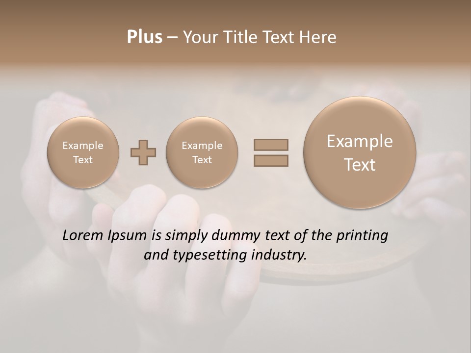 Feed Want Famine PowerPoint Template