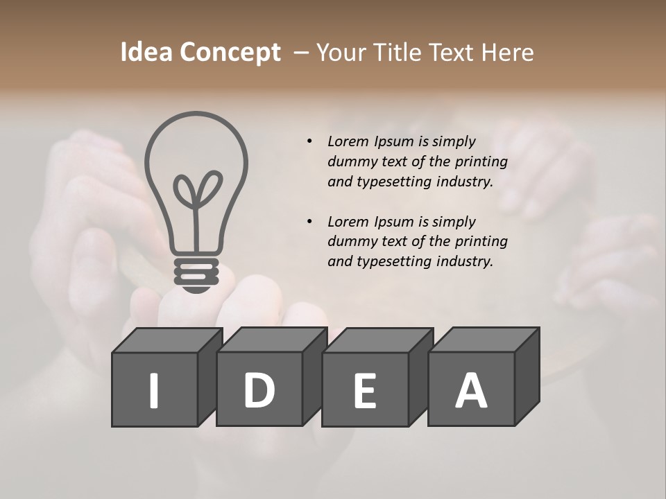 Feed Want Famine PowerPoint Template