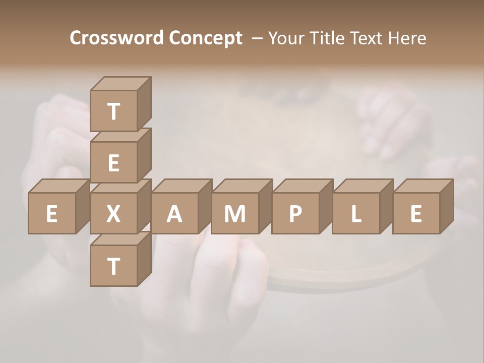 Feed Want Famine PowerPoint Template