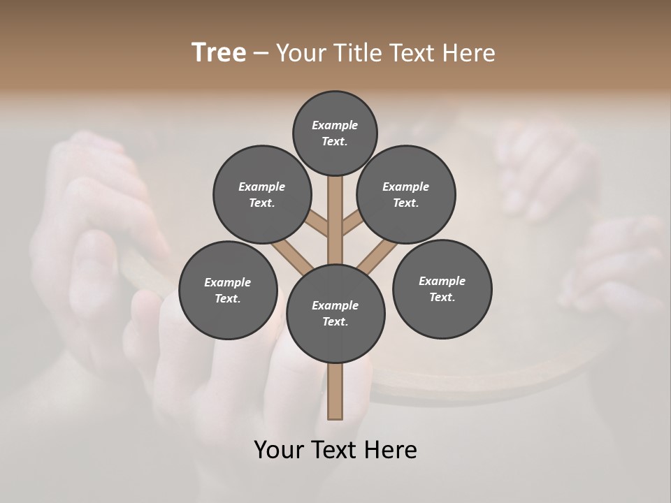 Feed Want Famine PowerPoint Template