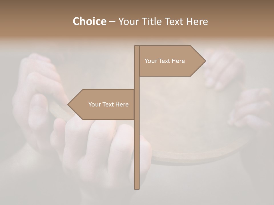 Feed Want Famine PowerPoint Template