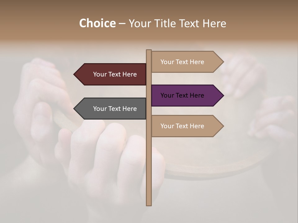Feed Want Famine PowerPoint Template