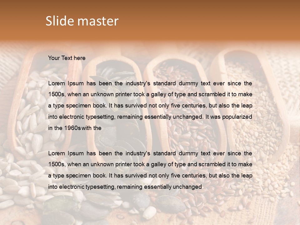 Edible Collection Raw PowerPoint Template