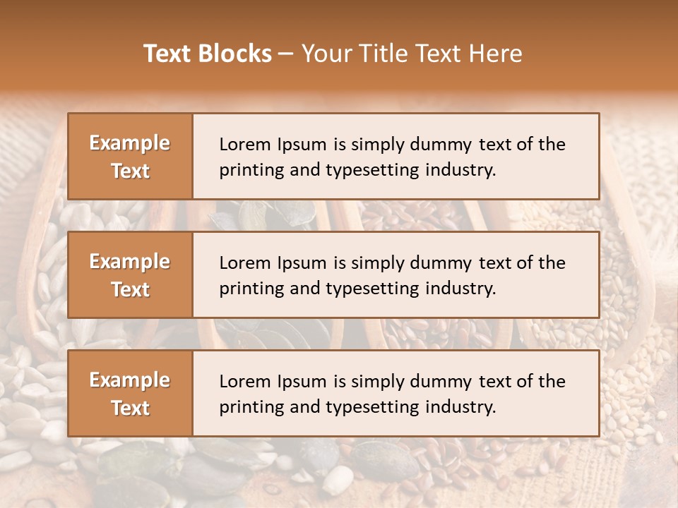 Edible Collection Raw PowerPoint Template