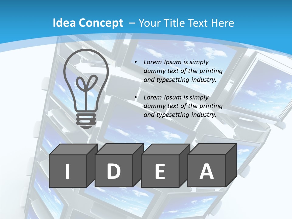 Electronic Definition Tech PowerPoint Template