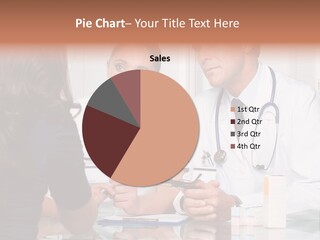 Discussing Hispanic Teamwork PowerPoint Template