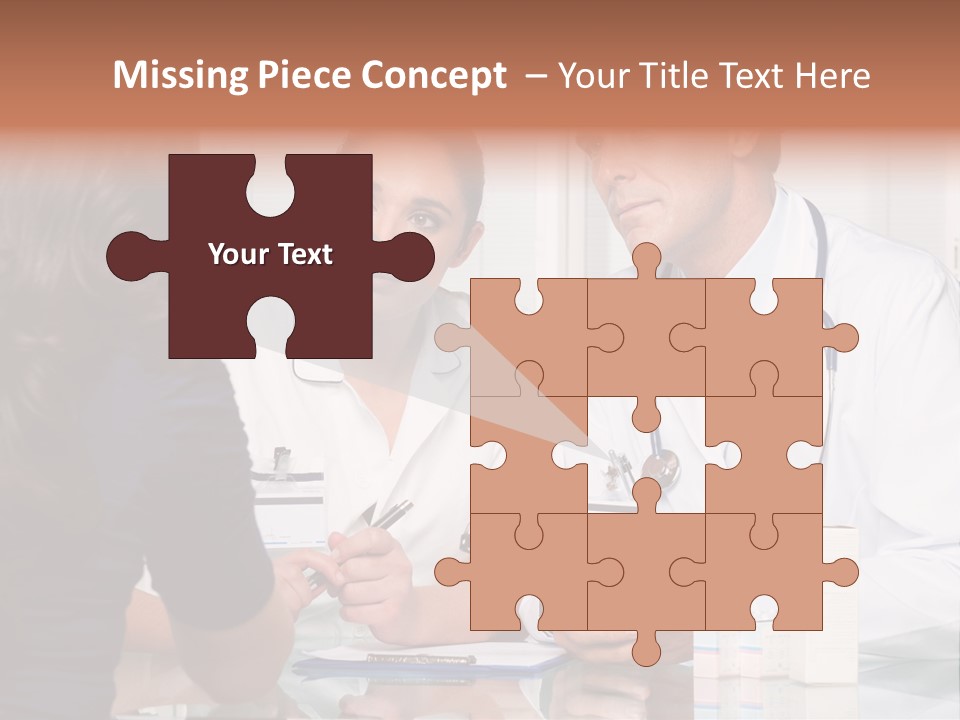 Discussing Hispanic Teamwork PowerPoint Template