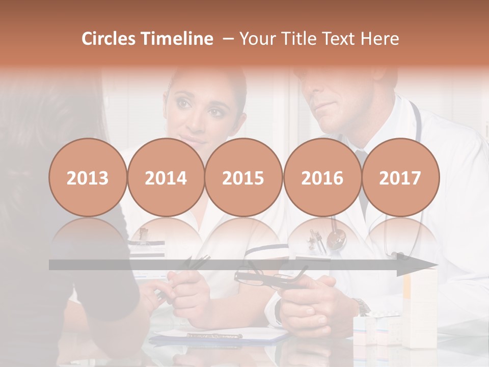 Discussing Hispanic Teamwork PowerPoint Template