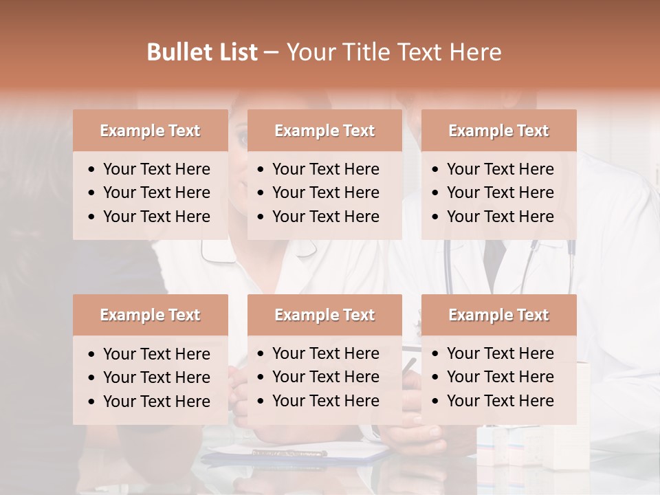 Discussing Hispanic Teamwork PowerPoint Template