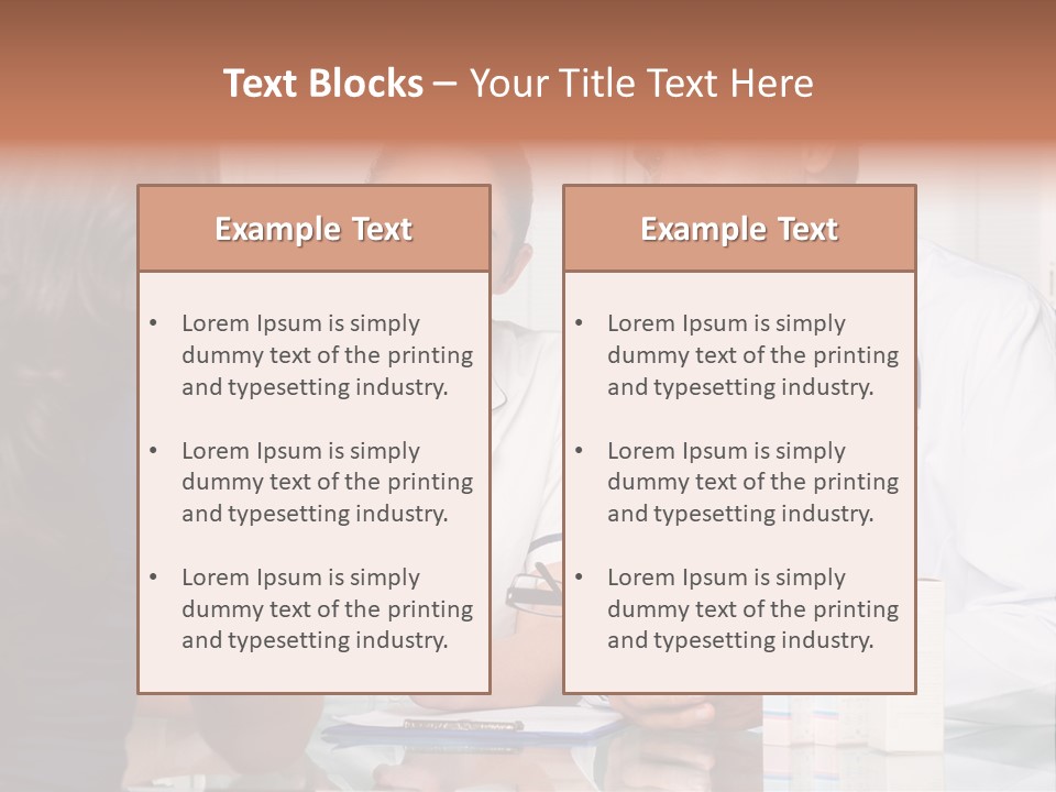 Discussing Hispanic Teamwork PowerPoint Template