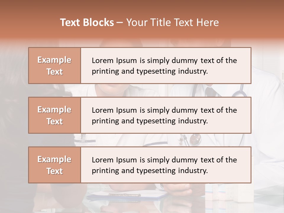 Discussing Hispanic Teamwork PowerPoint Template