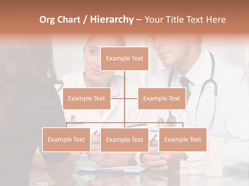 Discussing Hispanic Teamwork PowerPoint Template
