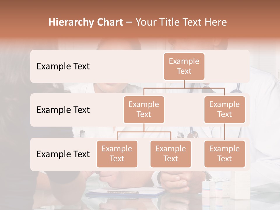 Discussing Hispanic Teamwork PowerPoint Template