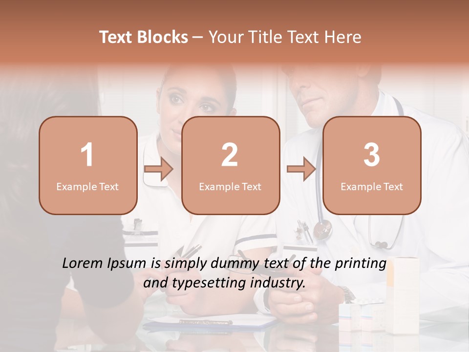 Discussing Hispanic Teamwork PowerPoint Template