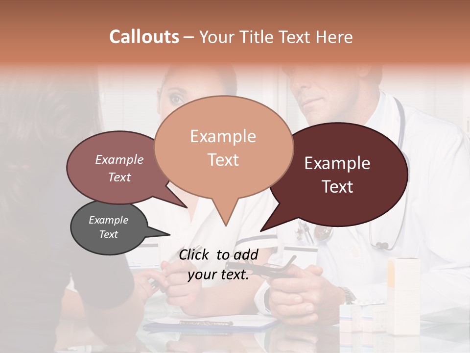 Discussing Hispanic Teamwork PowerPoint Template