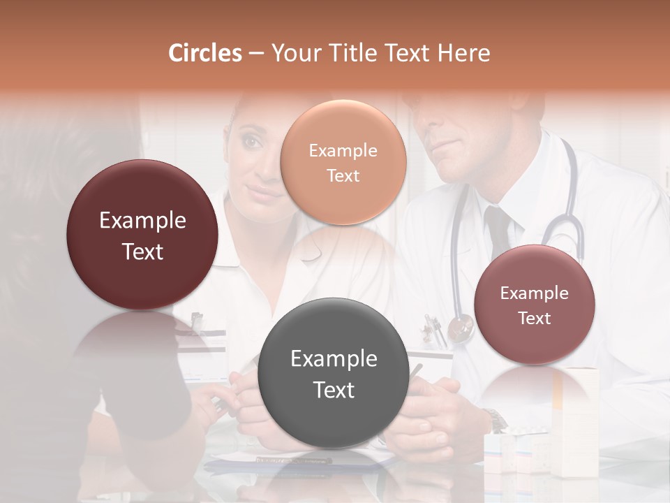 Discussing Hispanic Teamwork PowerPoint Template