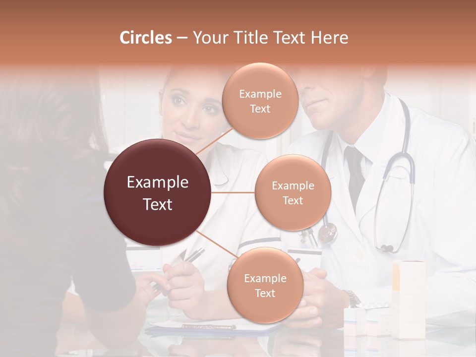 Discussing Hispanic Teamwork PowerPoint Template