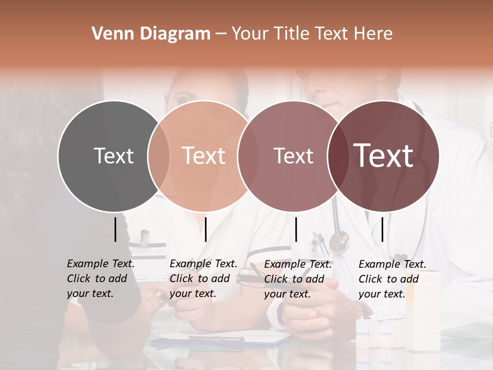 Discussing Hispanic Teamwork PowerPoint Template