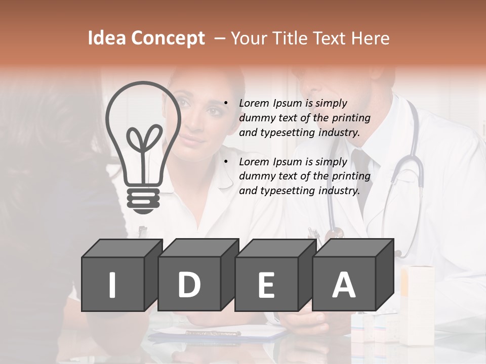 Discussing Hispanic Teamwork PowerPoint Template