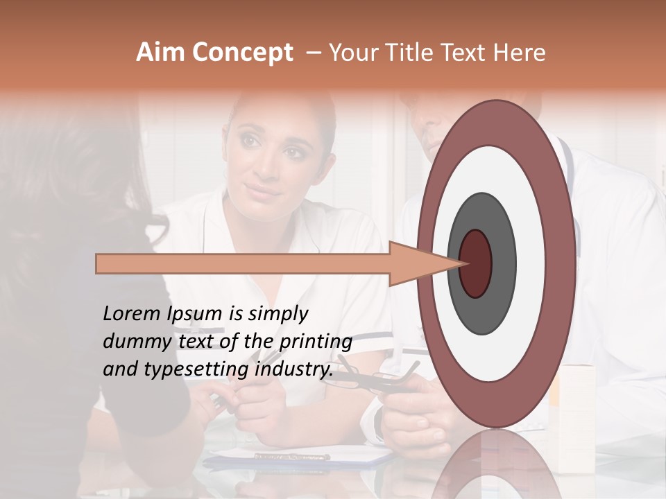 Discussing Hispanic Teamwork PowerPoint Template