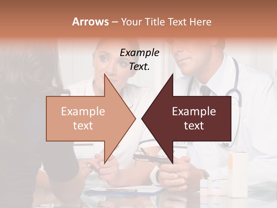 Discussing Hispanic Teamwork PowerPoint Template