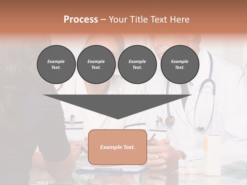 Discussing Hispanic Teamwork PowerPoint Template