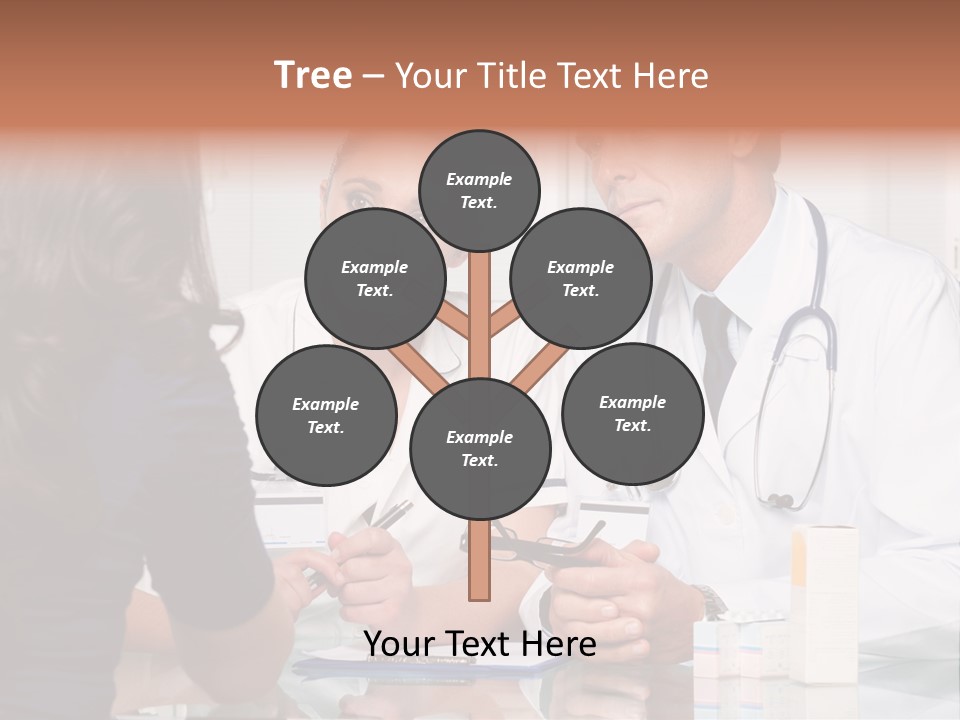 Discussing Hispanic Teamwork PowerPoint Template