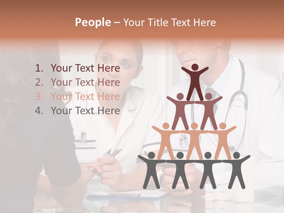 Discussing Hispanic Teamwork PowerPoint Template