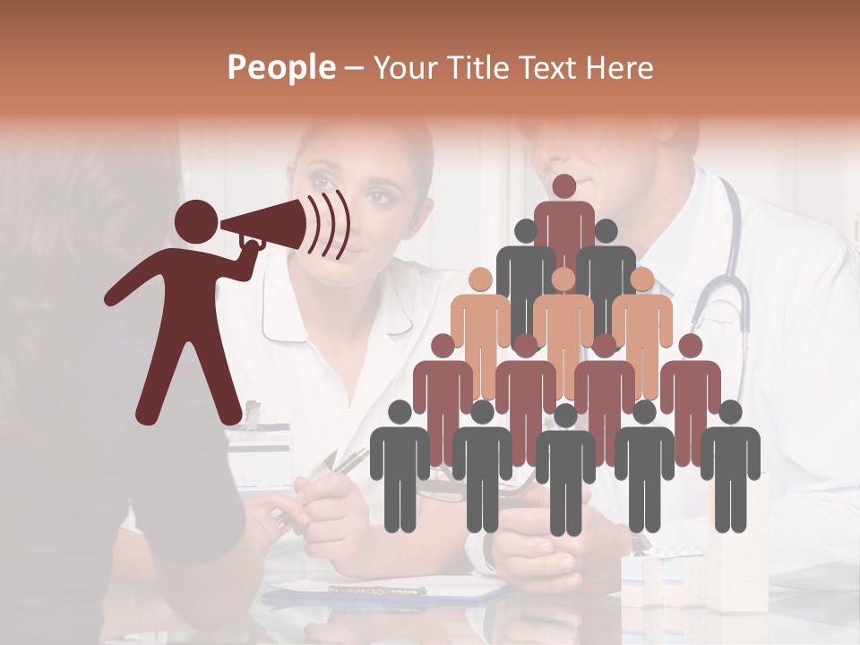 Discussing Hispanic Teamwork PowerPoint Template