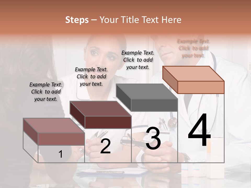 Discussing Hispanic Teamwork PowerPoint Template