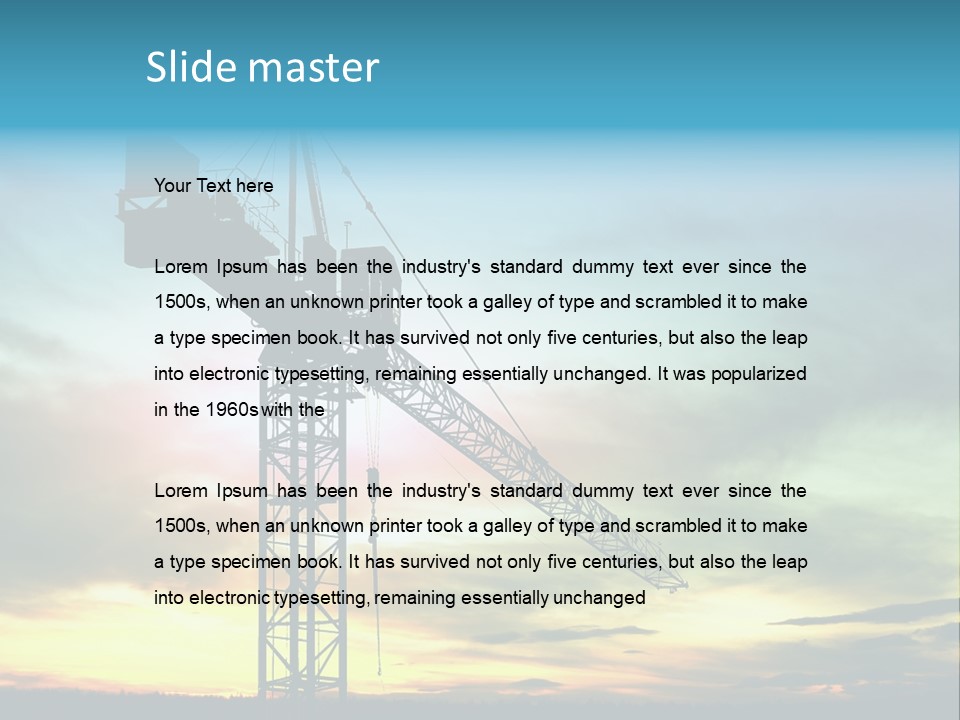 Red Sky Site PowerPoint Template