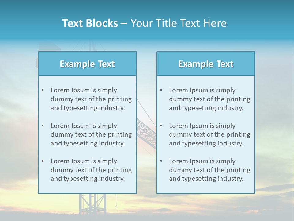Red Sky Site PowerPoint Template