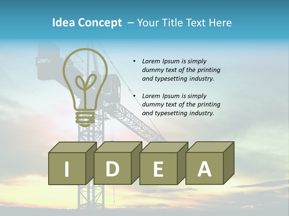Red Sky Site PowerPoint Template