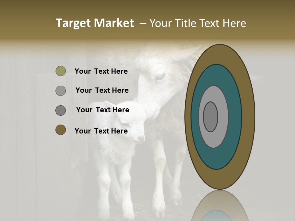 Animal Friendly Lamb PowerPoint Template