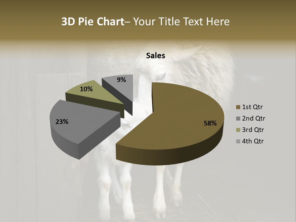 Animal Friendly Lamb PowerPoint Template