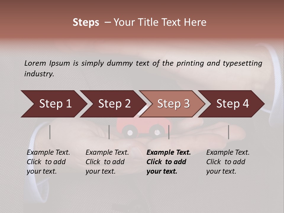 Savings Object Care PowerPoint Template